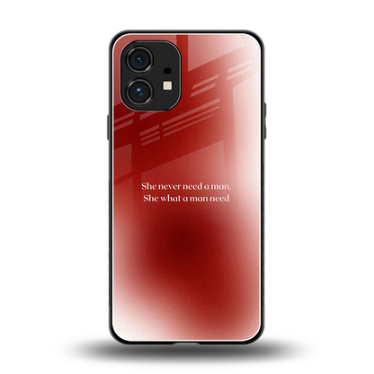 Queen Energy back phone cover | glass case for nothing phone 1