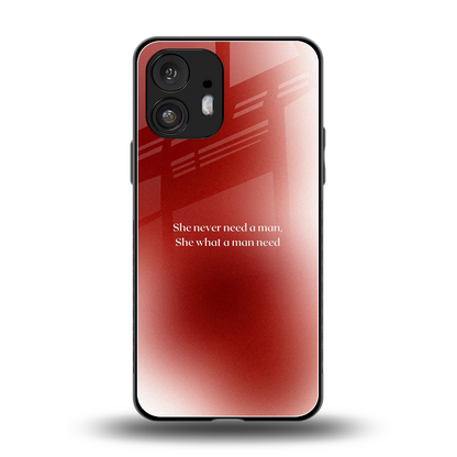 Queen Energy back phone cover | glass case for nothing phone 2
