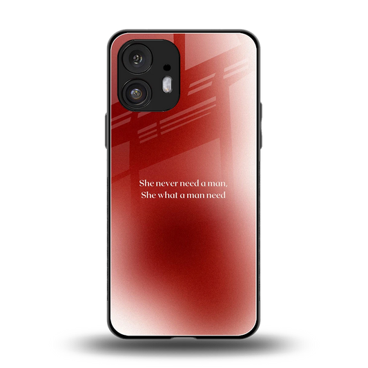 Queen Energy back phone cover | glass case for nothing phone 2