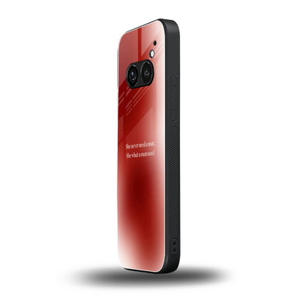 Queen Energy nothing phone 2a plus mobile cover | shockproof glass phone case