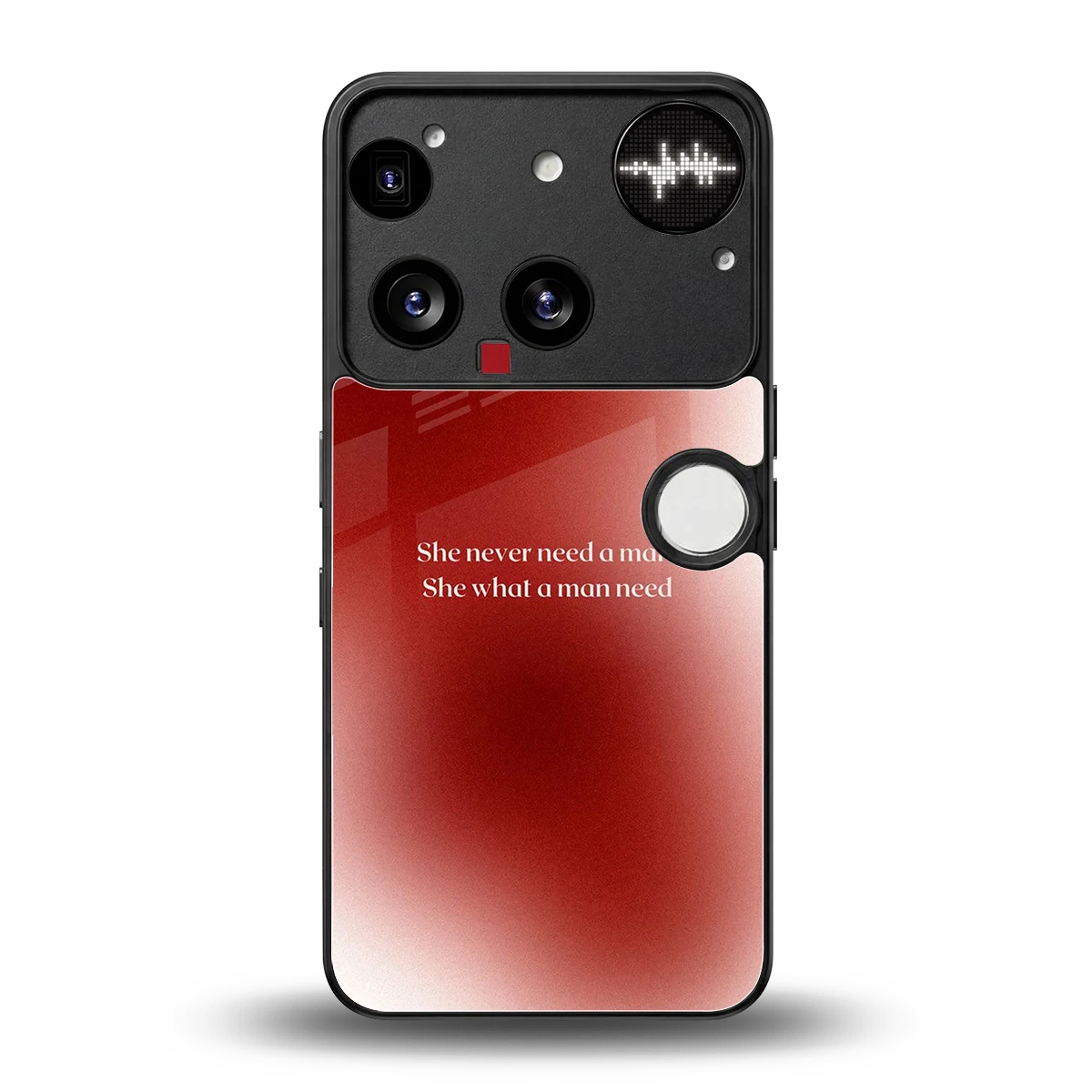 Queen Energy back phone cover | glass case for nothing phone 3