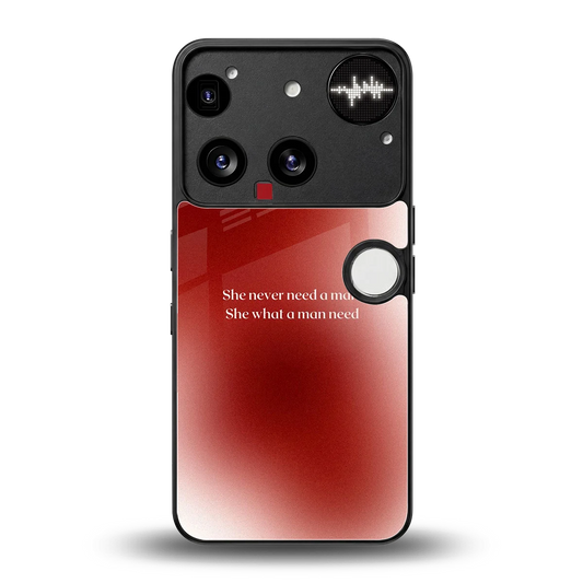 Queen Energy back phone cover | glass case for nothing phone 3