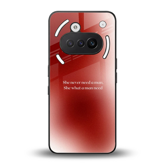 Queen Energy back phone cover | glass case for nothing phone 3a