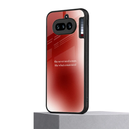 Queen Energy nothing phone 4a mobile cover | shockproof glass phone case