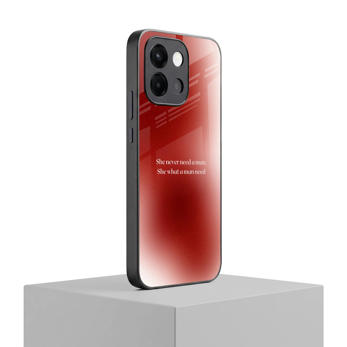 Queen Energy oneplus 13s mobile cover | shockproof glass phone case