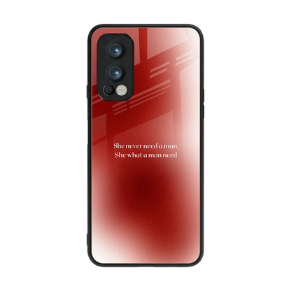Queen Energy back phone cover | glass case for oneplus nord 2