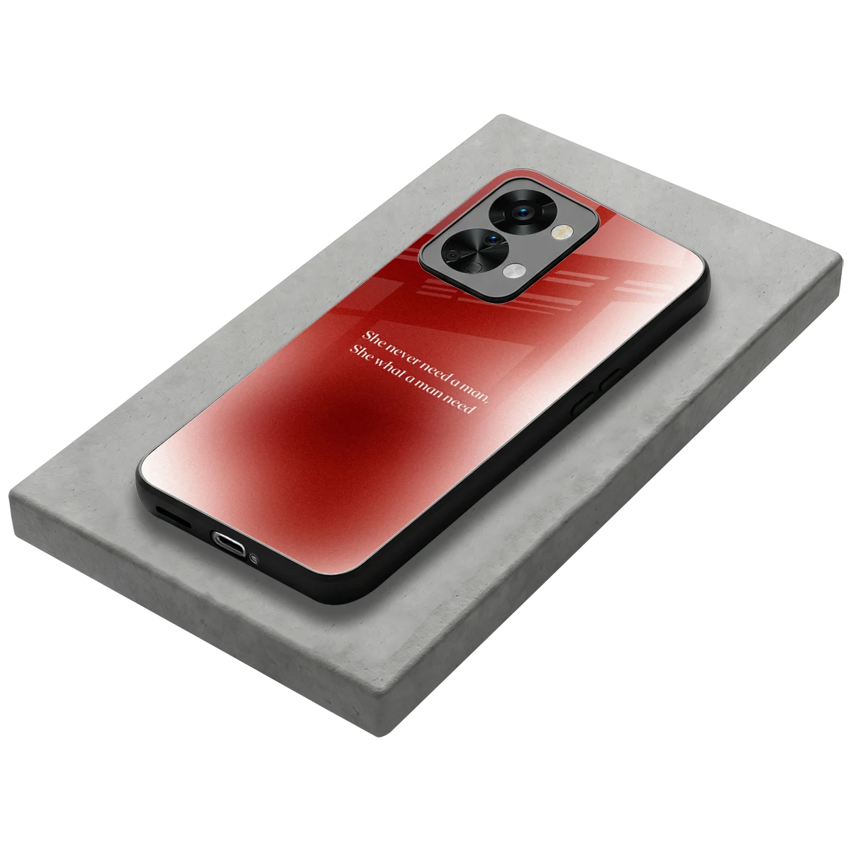 Queen Energy stylish phone case for oneplus nord 2t | glossy glass and slim fit