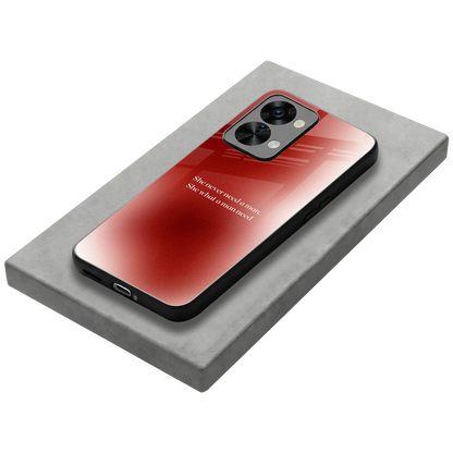 Queen Energy stylish phone case for oneplus nord 2t | glossy glass and slim fit