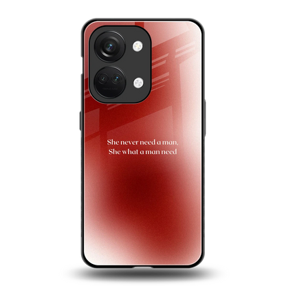 Queen Energy back phone cover | glass case for oneplus nord 3