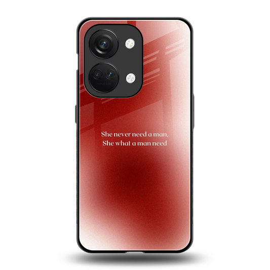 Queen Energy back phone cover | glass case for oneplus nord 3