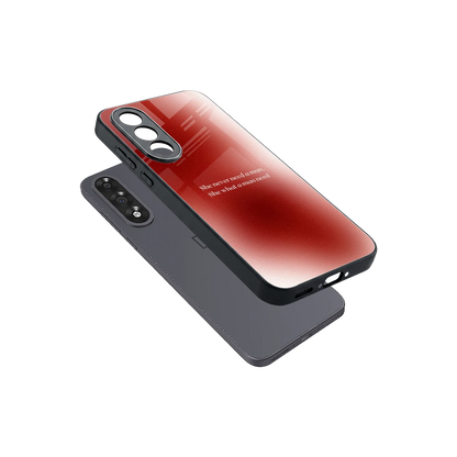 Queen Energy sleek oneplus nord 5 cover with tempered glass back and TPU edges
