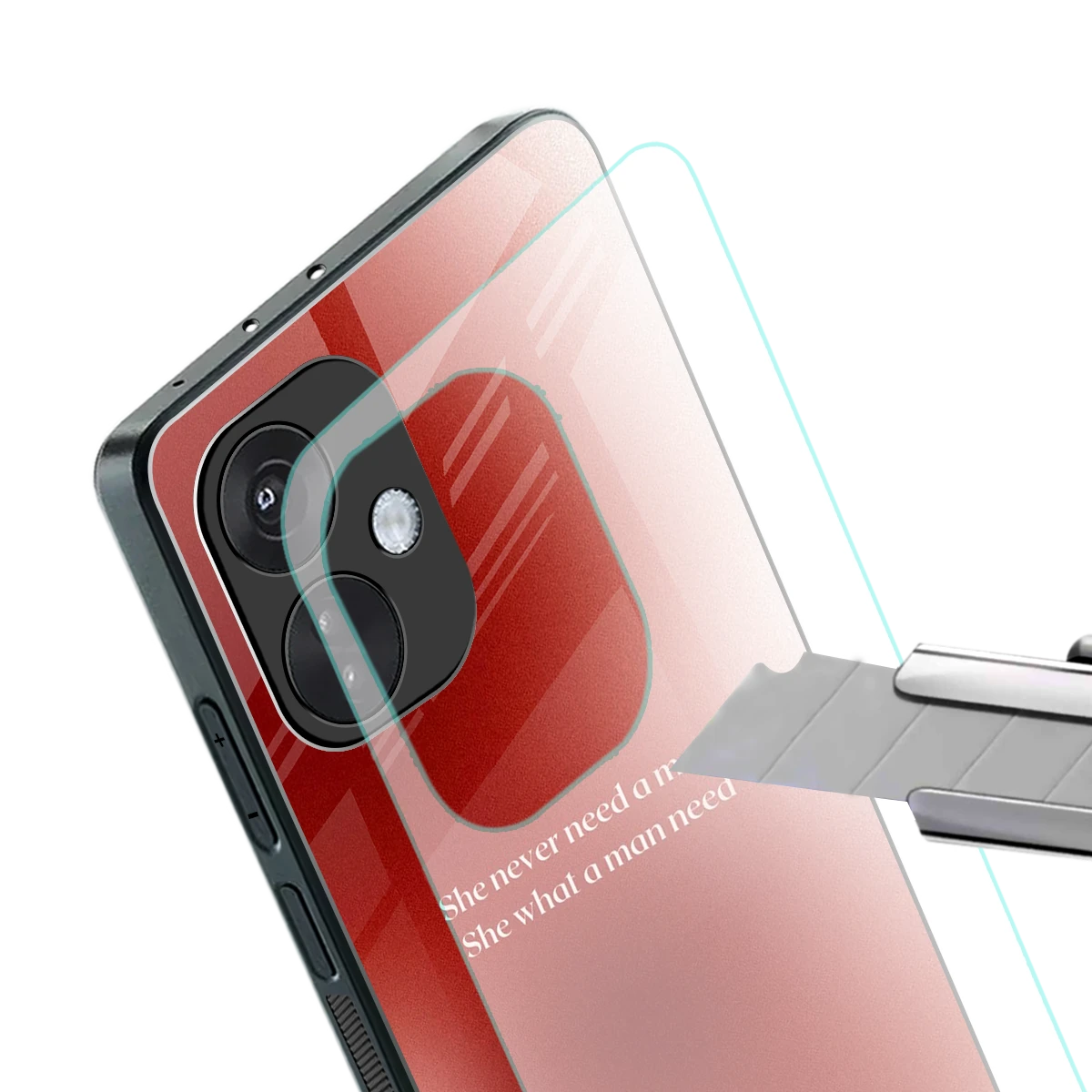 Queen Energy stylish phone case for oneplus nord ce 3 | glossy glass and slim fit