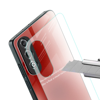 Queen Energy stylish phone case for oneplus nord ce 4 | glossy glass and slim fit