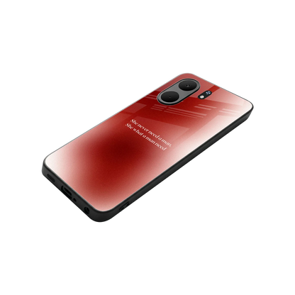 Queen Energy stylish phone case for oppo a5x 5g | glossy glass and slim fit