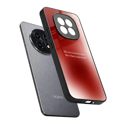Queen Energy sleek oppo f29 pro 5g cover with tempered glass back and TPU edges