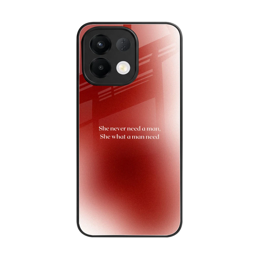 Queen Energy back phone cover | glass case for oppo k13 5g