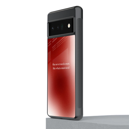 Queen Energy stylish phone case for google pixel 6 pro | glossy glass and slim fit