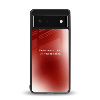 Queen Energy back phone cover | glass case for google pixel 6