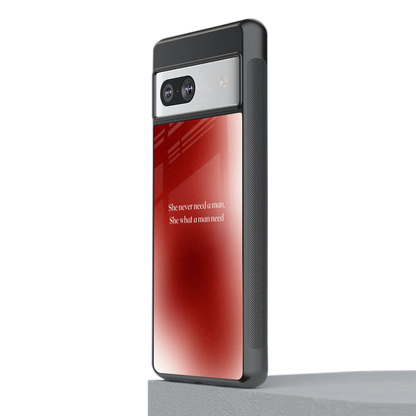 Queen Energy stylish phone case for google pixel 7 | glossy glass and slim fit