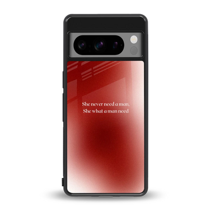 Queen Energy back phone cover | glass case for google pixel 8 pro