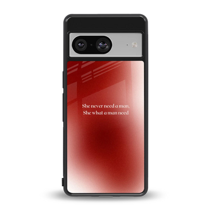 Queen Energy back phone cover | glass case for google pixel 8