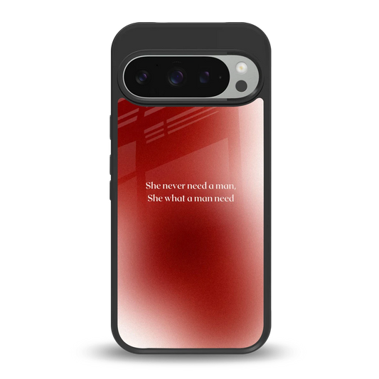 Queen Energy back phone cover | glass case for google pixel 9 pro xl