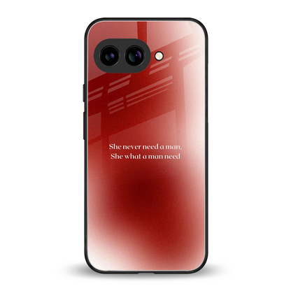 Queen Energy back phone cover | glass case for google pixel 10a