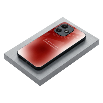 Queen Energy stylish phone case for redmi 12 5g | glossy glass and slim fit