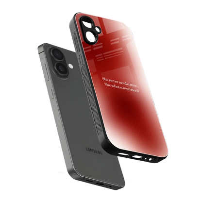 Queen Energy sleek samsung galaxy a06 5g cover with tempered glass back and TPU edges