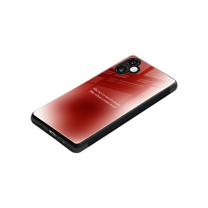 Queen Energy stylish phone case for samsung galaxy a06 5g | glossy glass and slim fit
