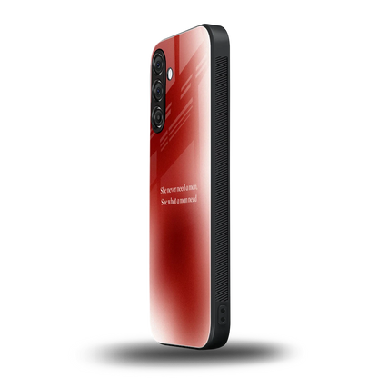 Queen Energy samsung galaxy a55 5g mobile cover | shockproof glass phone case