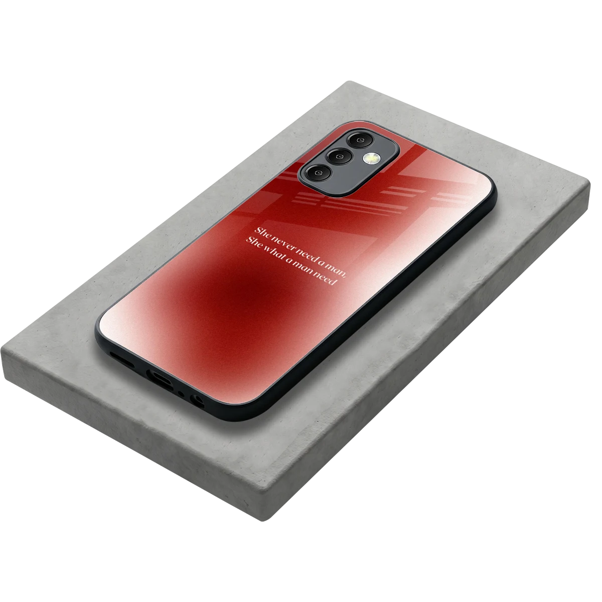 Queen Energy stylish phone case for samsung galaxy m14 5g | glossy glass and slim fit