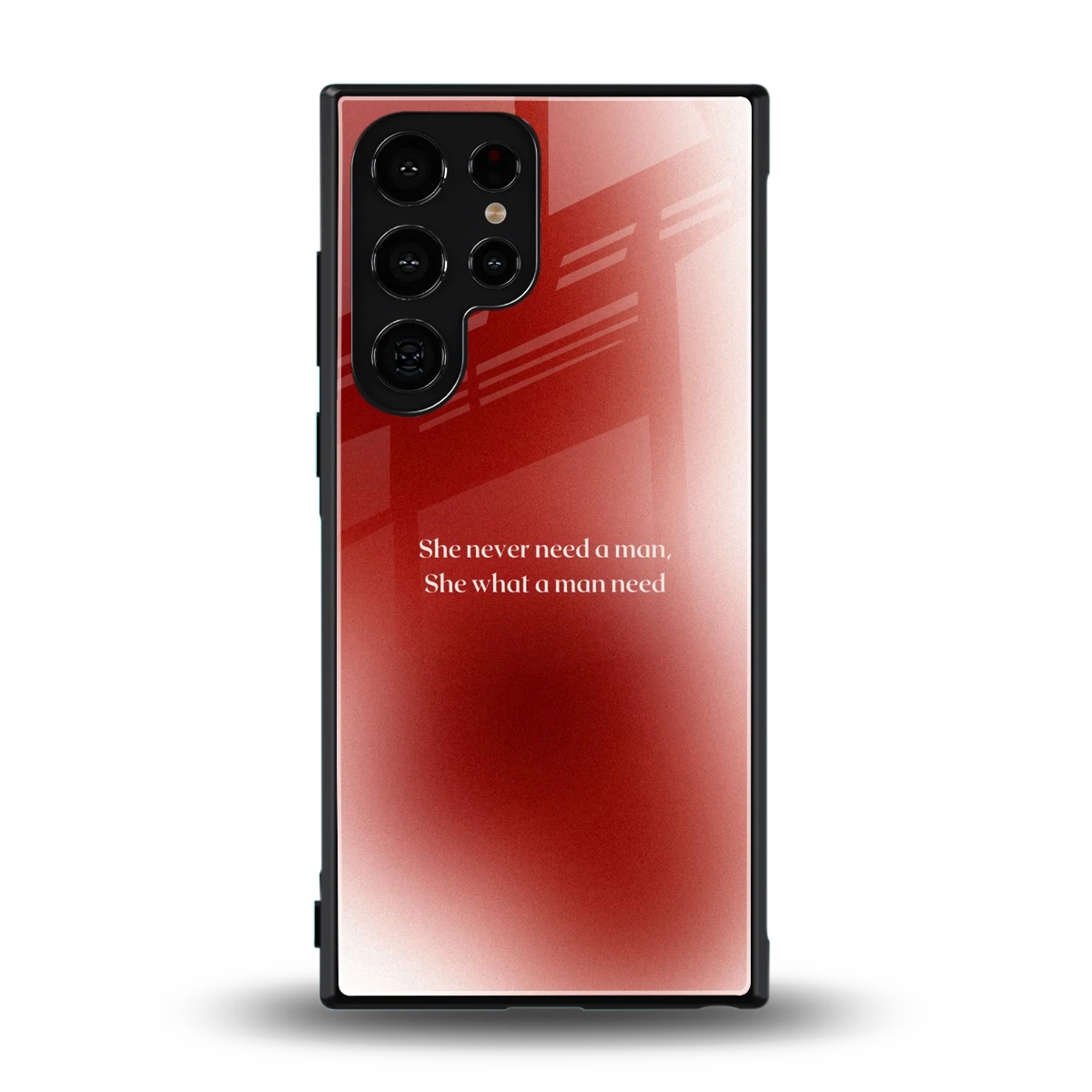 Queen Energy back phone cover | glass case for samsung galaxy s23 ultra