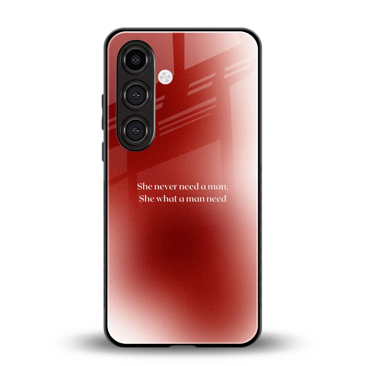 Queen Energy back phone cover | glass case for samsung galaxy s24 plus