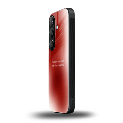 Queen Energy samsung galaxy s25 mobile cover | shockproof glass phone case