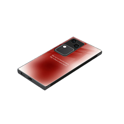 Queen Energy stylish phone case for vivo v30 | glossy glass and slim fit