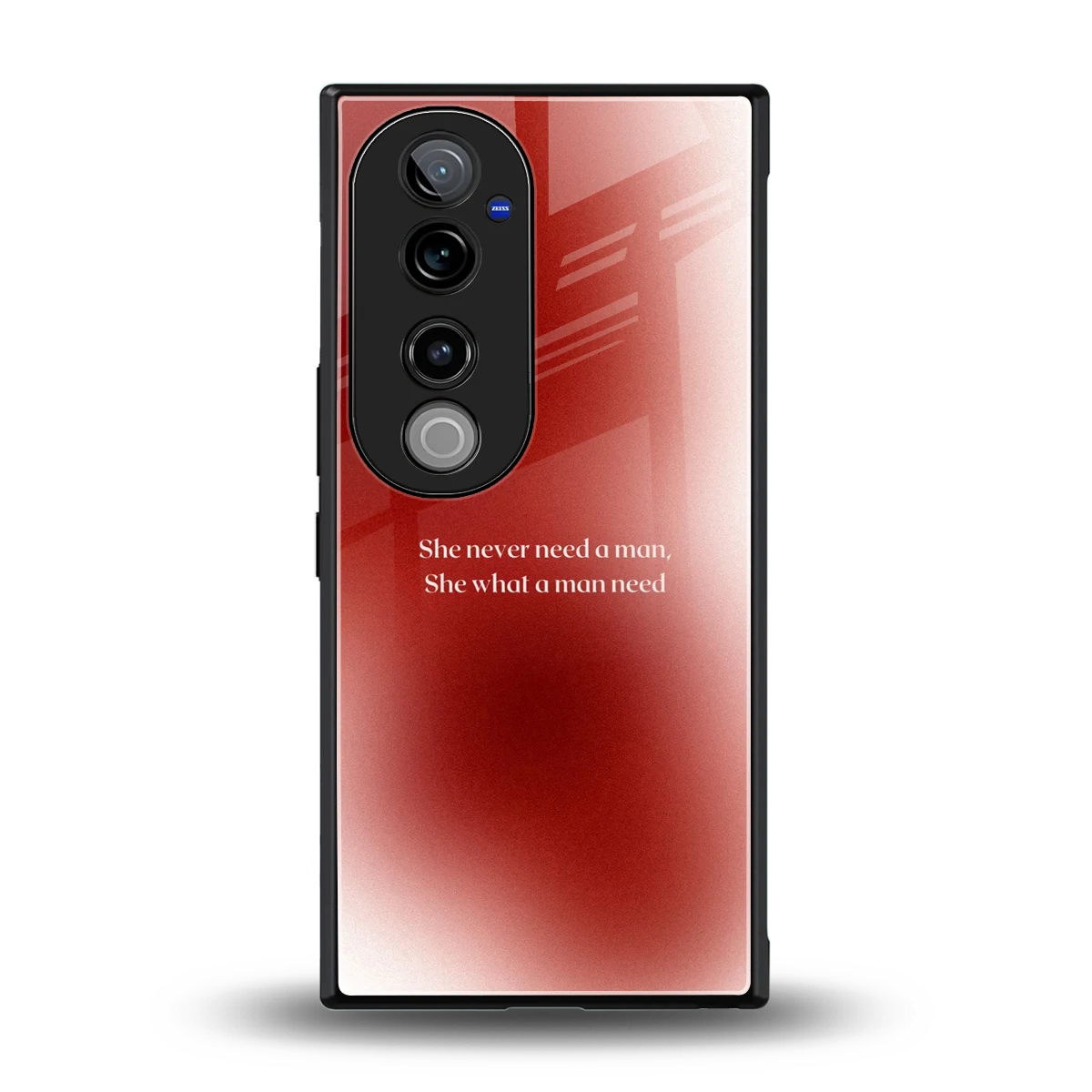 Queen Energy back phone cover | glass case for vivo v40 pro