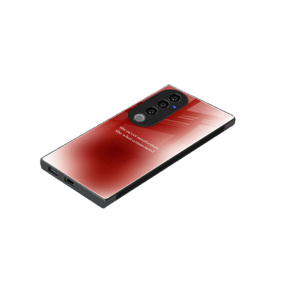 Queen Energy stylish phone case for vivo v40 pro | glossy glass and slim fit