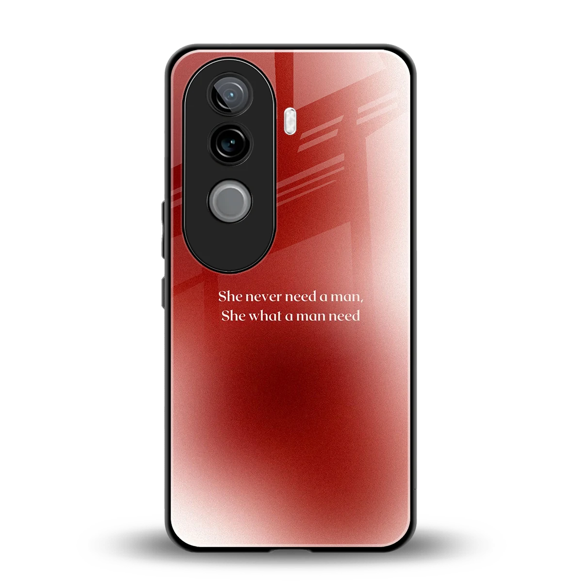Queen Energy back phone cover | glass case for vivo v40e