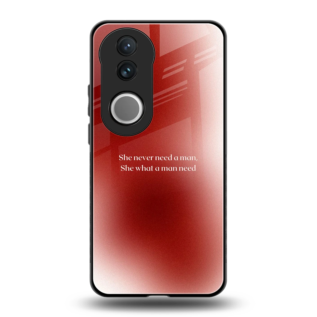 Queen Energy back phone cover | glass case for vivo v50