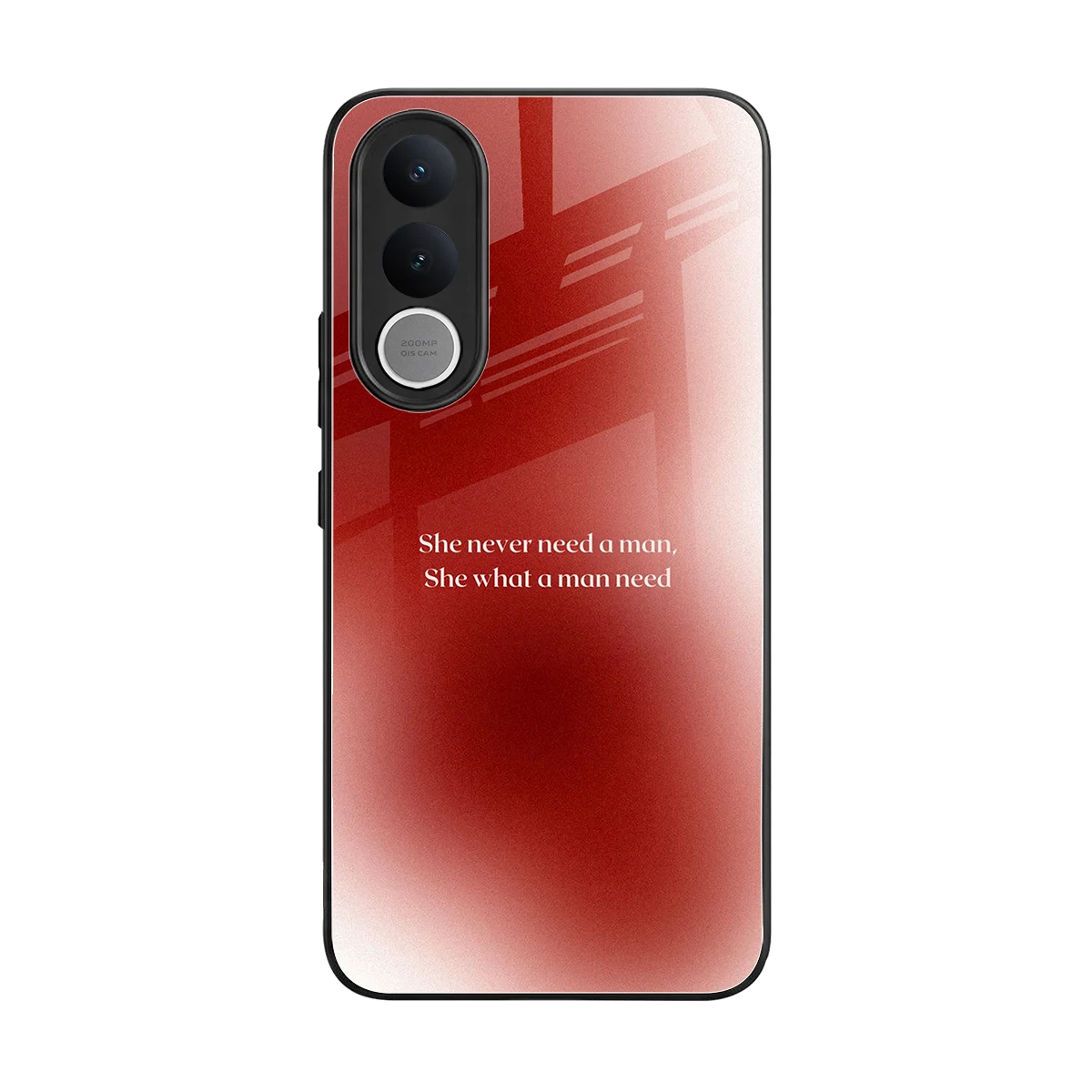Queen Energy back phone cover | glass case for vivo v70 fe