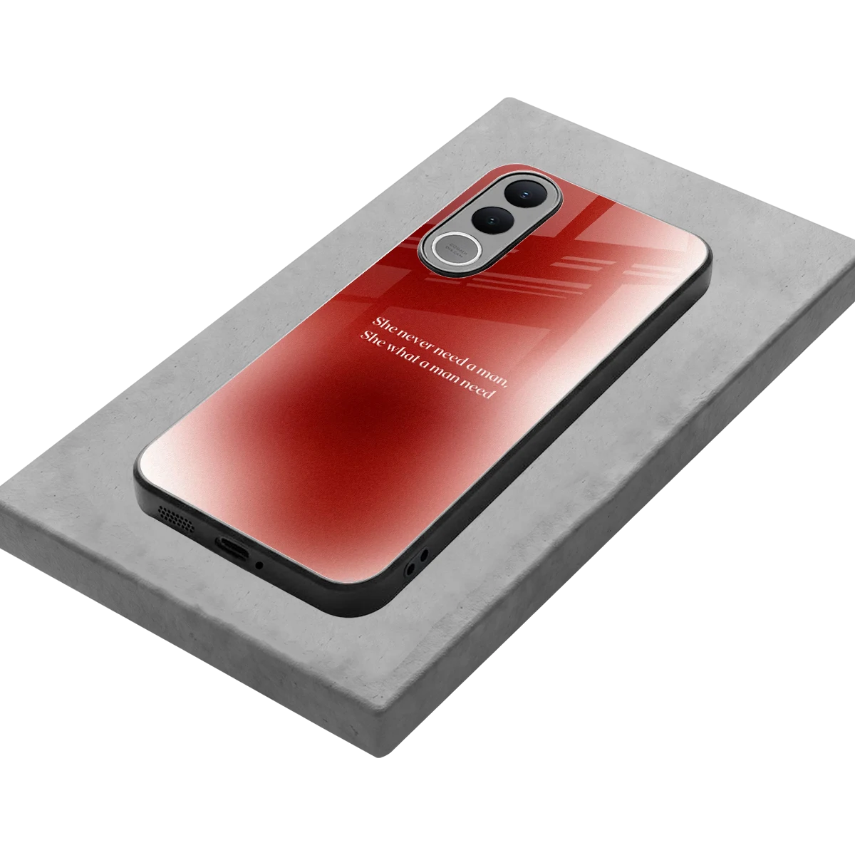 Queen Energy stylish phone case for vivo v70 fe | glossy glass and slim fit