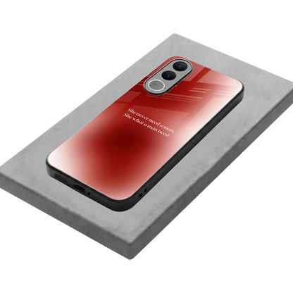 Queen Energy stylish phone case for vivo v70 fe | glossy glass and slim fit