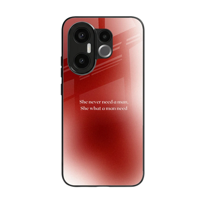 Queen Energy back phone cover | glass case for vivo x200 fe