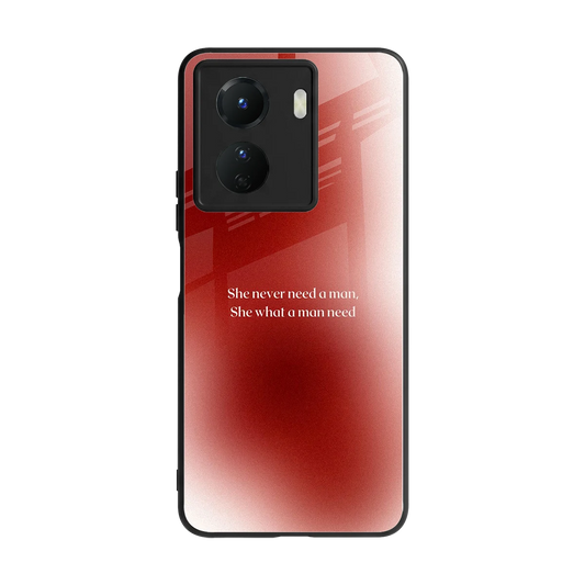Queen Energy back phone cover | glass case for vivo y16