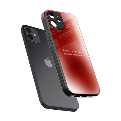Queen Energy sleek iphone 11 cover with tempered glass back and TPU edges