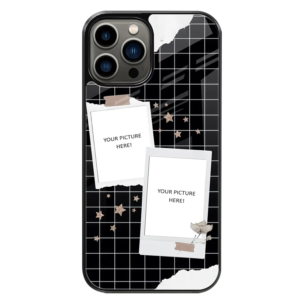 Polaroid Personalised Glass Phone Case