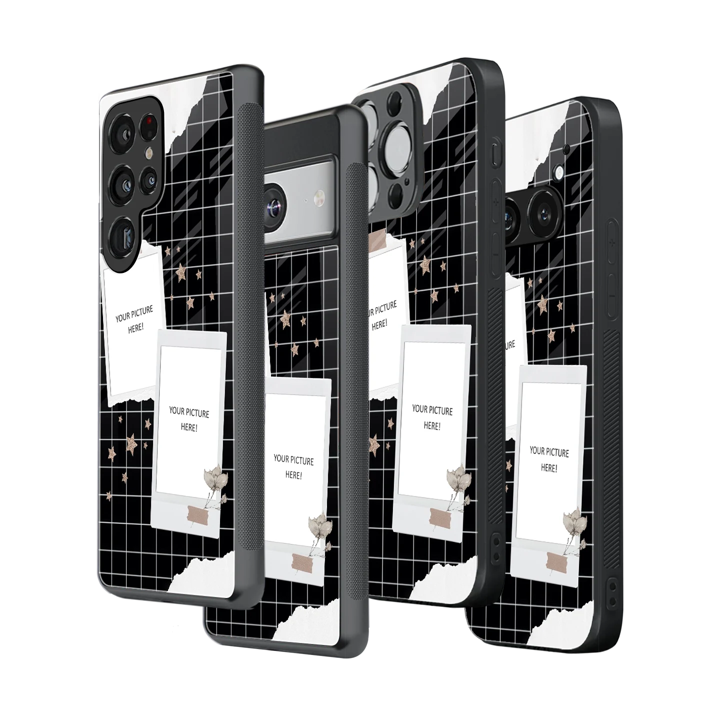 Polaroid Personalised Glass Phone Case