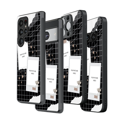 Polaroid Personalised Glass Phone Case