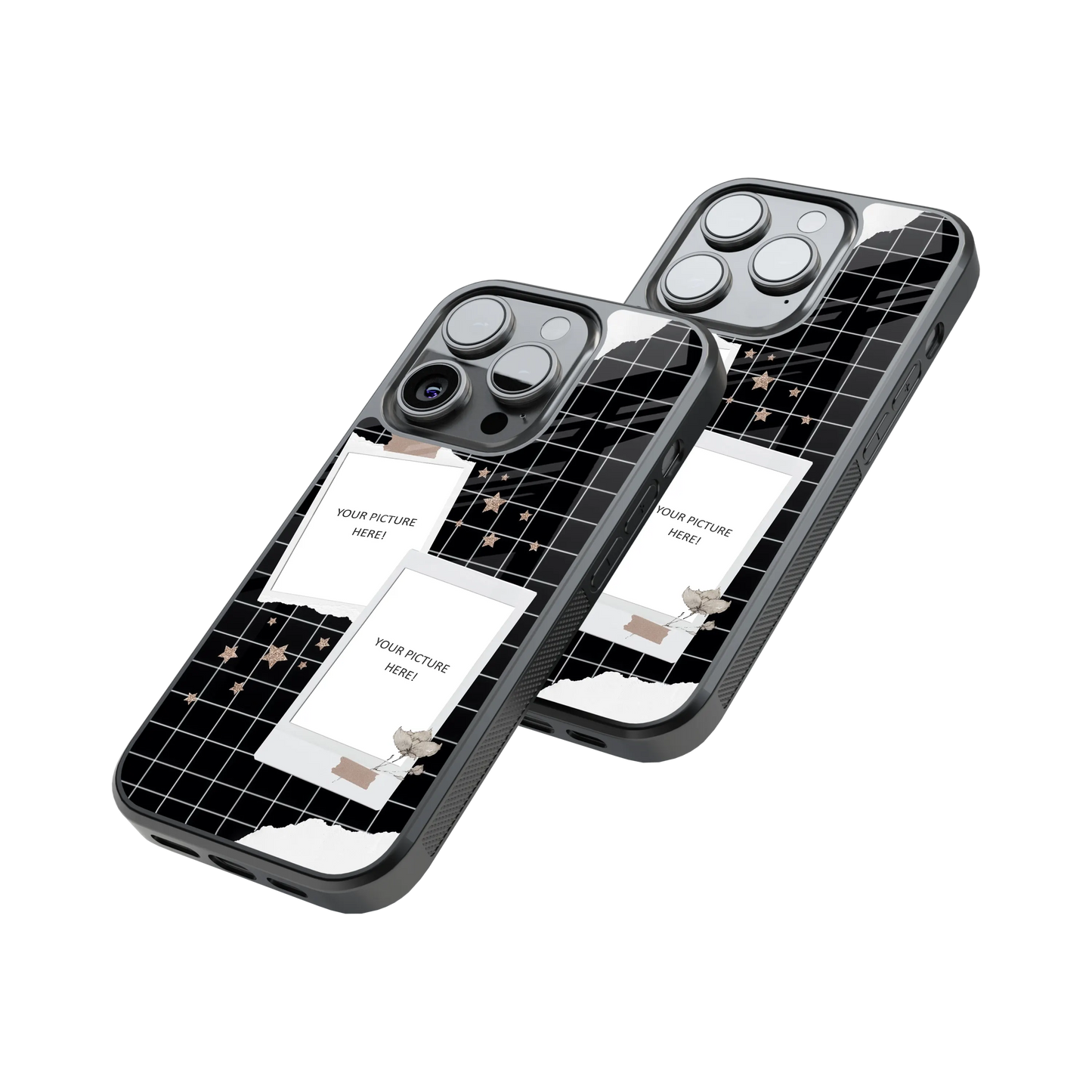 Polaroid Personalised Glass Phone Case